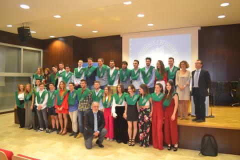 Estudiantes en una celebración anterior del día del Colegio Mayor del Campus de Huesca