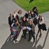 Estudiantes en el Campus de Huesca