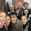 Algunos integrantes del grupo de teattro del Campus de Huesca