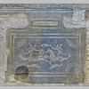 Mosaico romano encontrado en la excavación