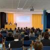 Fotografía: Acto de la Universidad de la Experiencia en Fraga durante el curso 2021-2022 