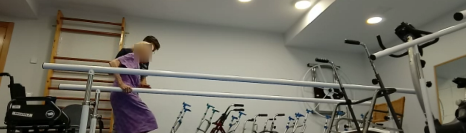 una de las sesiones de ejercicios