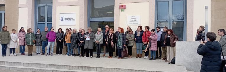 Acto institucional del 8 de Marzo en el Campus de HUesca