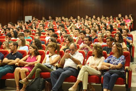 Acto de la Facultad de Ciencias de la Salud y del Deporte