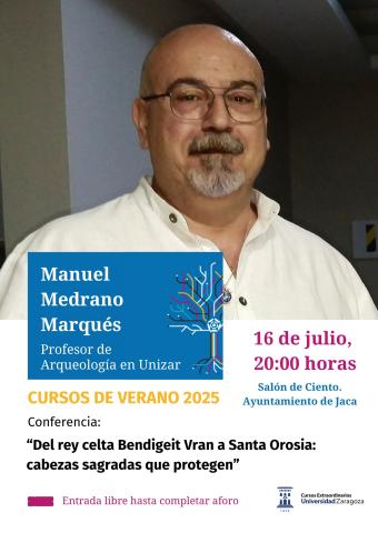 Conferencia de Manuel Medrano en Jaca