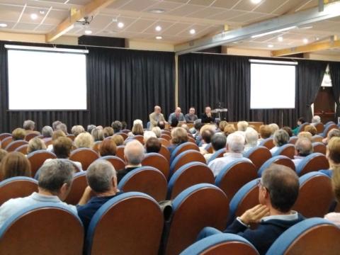 Acto de la Universidad de la Experiencia en Binéfar