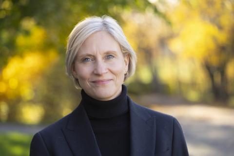   La catedrática noruega Siri Fjellheim imparte una conferencia en el Campus de Huesca